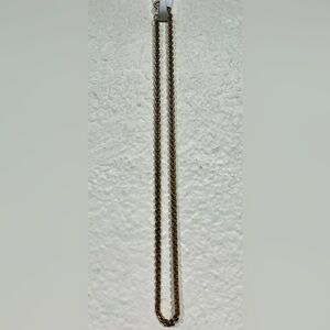 Vintage Gold Tone Chain Link Necklace